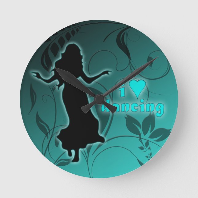 Dancer *Tonia* Round Clock (Front)