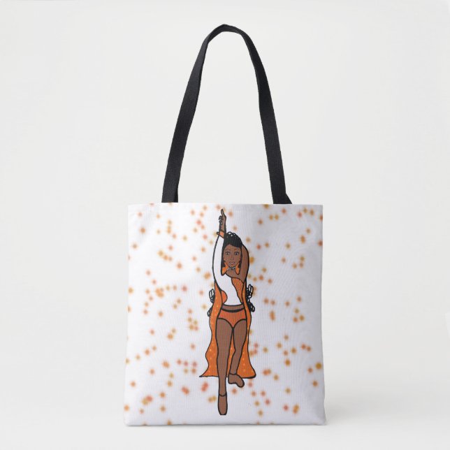 Dancer Tote Orange Spark 2 Bag (Front)