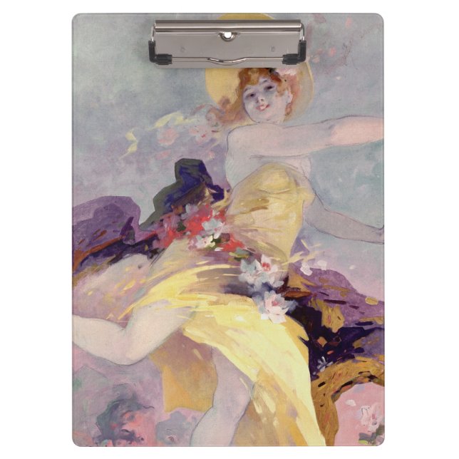 Dancer with a Basque Tambourine Clipboard (Front)