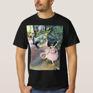 Dancer with a Bouquet of Flowers by Edgar Degas T-Shirt
