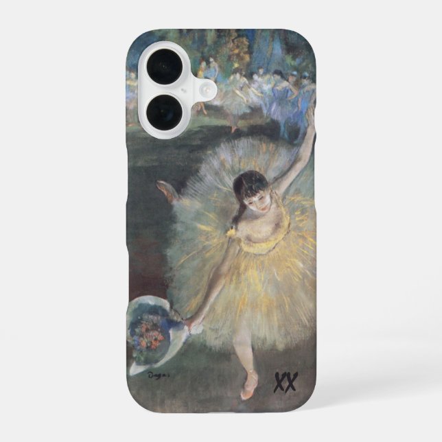 Dancer with Bouquet by Edgar Degas – Personalized  iPhone 16 Case (Back)