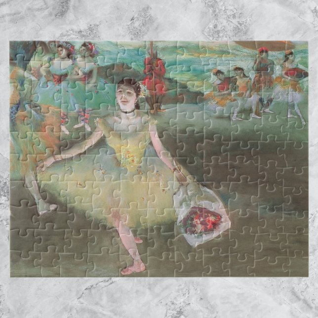 Dancer with Bouquet, Curtsying by Edgar Degas Jigsaw Puzzle (Creator Uploaded)