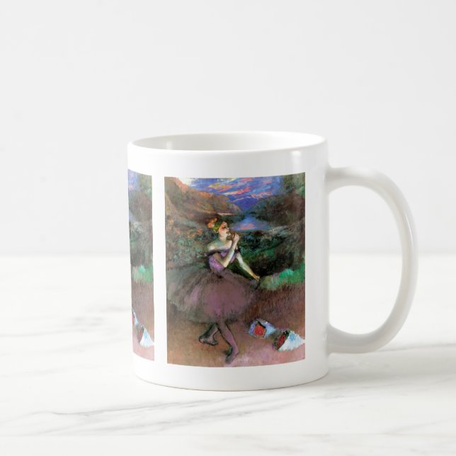 Dancer with Bouquets by Degas Coffee Mug (Right)