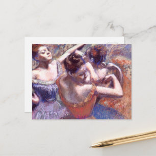 Dancers 1899 Edgar Degas  Postcard