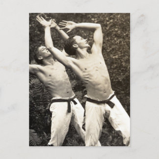 Dancers, 1930s, postcard