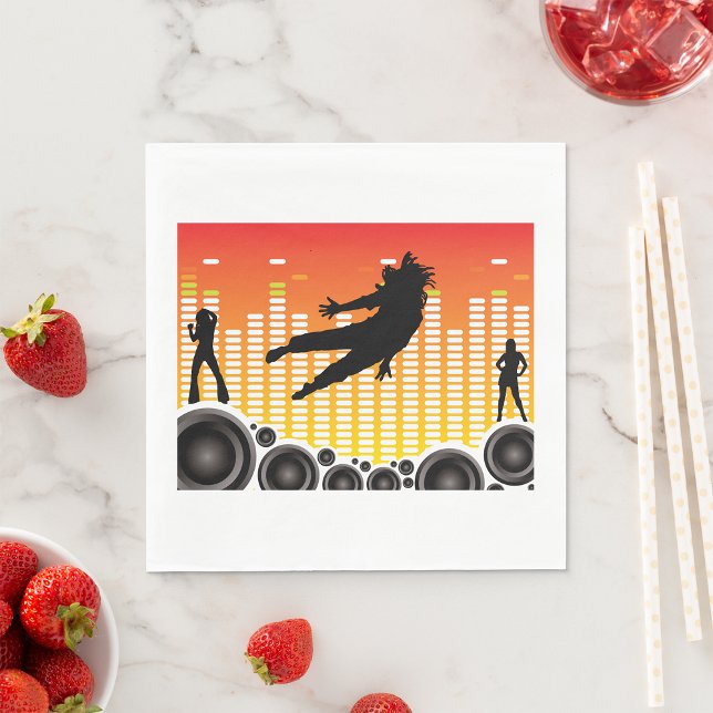 Dancers And Speakers Napkin (Creator Uploaded)