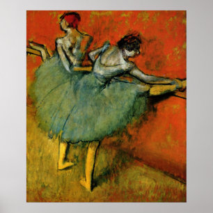 Dancers at the Barre - Edgar Degas - 1888 Poster