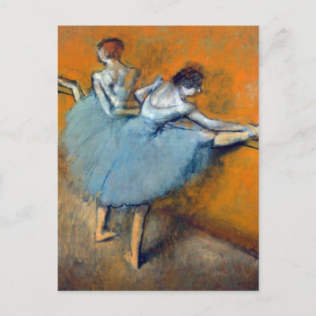 Dancers at the Barre, Edgar Degas Postcard (Front)