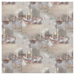 Dancers Ballet Rehearsal Art Fabric