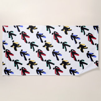 dancers beach towel