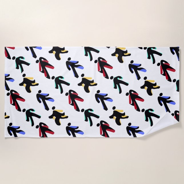 dancers beach towel (Front)