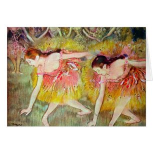 Dancers Bending Down by Edgar Degas, Ballet Art