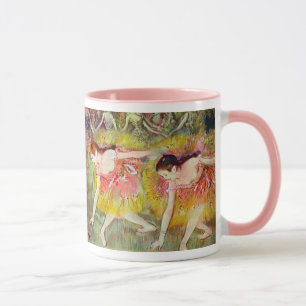 Dancers Bending Down by Edgar Degas, Ballet Art Mug