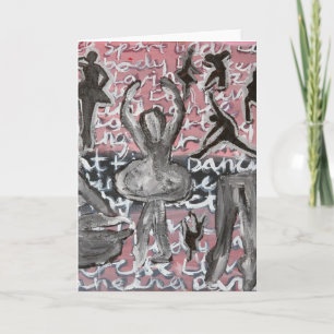 Dancers Birthday Card