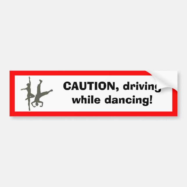 Dancers bumper sticker (Front)