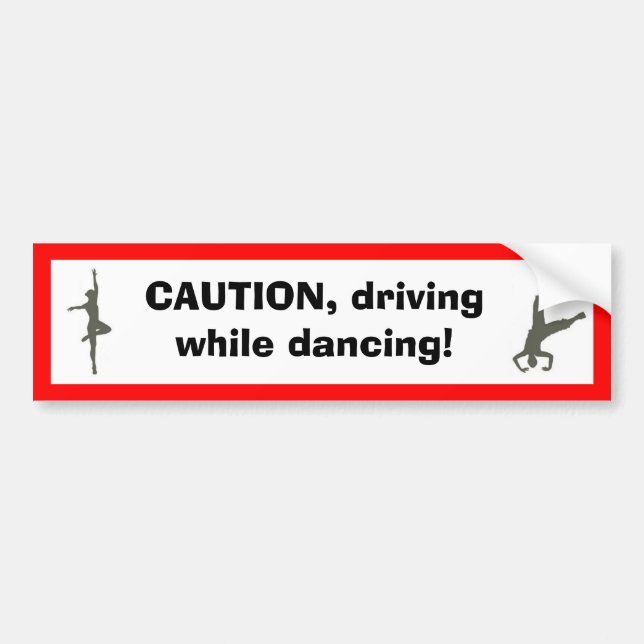 Dancers bumper sticker (Front)