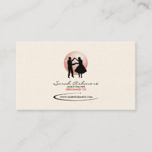 Dancers Business Card (Disco Ball BG v2)
