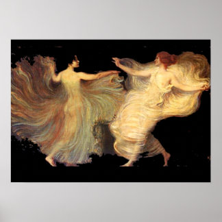 Dancers by Franz von Stuck Poster