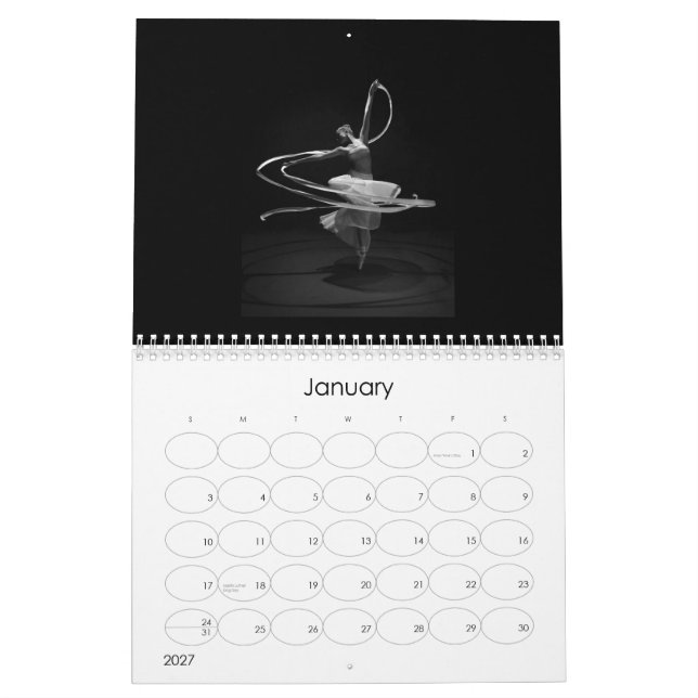Dancers Calendar (Jan 2027)