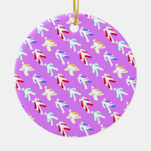 Dancers Ceramic Ornament