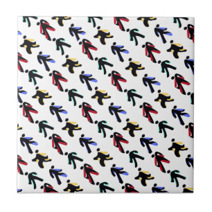 dancers ceramic tile