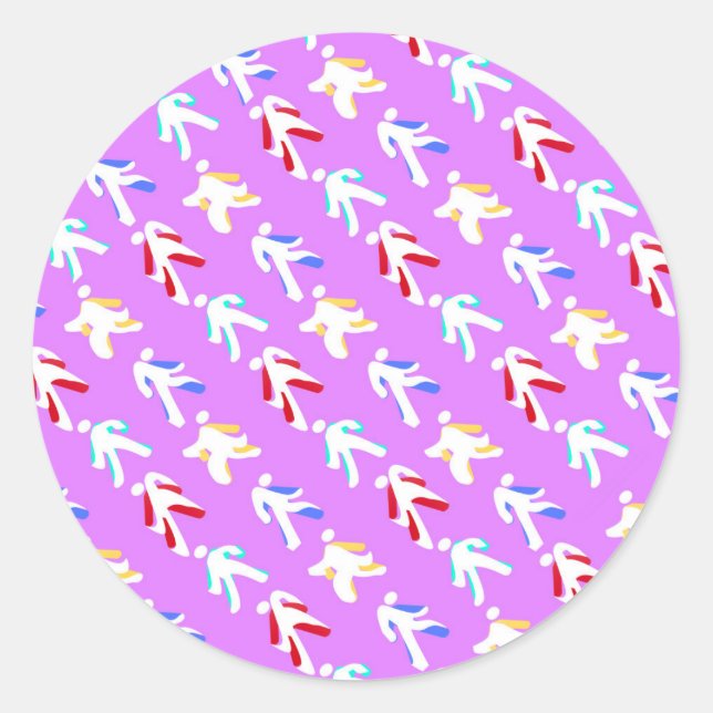 Dancers Classic Round Sticker (Front)