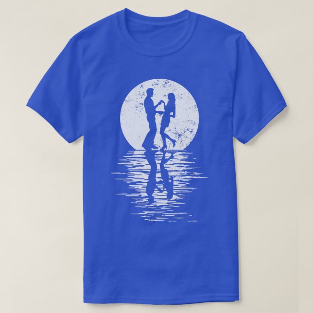Dancers Dancing Couples Dancing Rumba Fox Salsa 2 T-Shirt (Design Front)