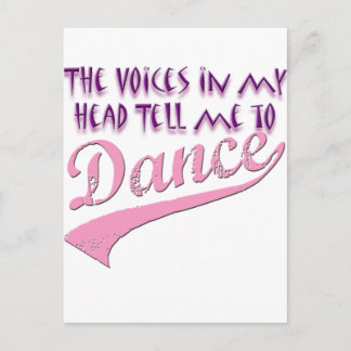 Dancers Delight Apparel and Merchandise Postcard
