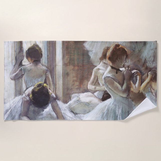 Dancers Edgar Degas    Beach Towel (Front)