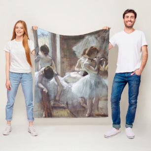 Dancers Edgar Degas  Fleece Blanket