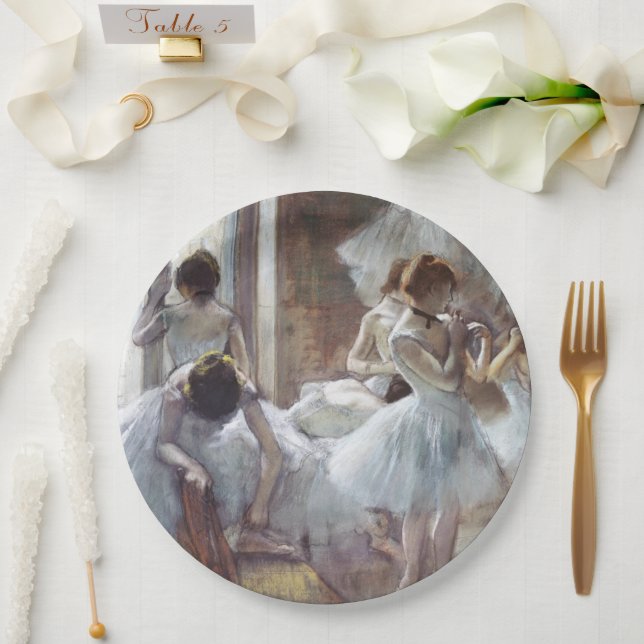 Dancers Edgar Degas    Paper Plate (Wedding)