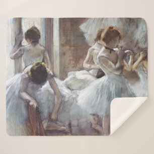 Dancers Edgar Degas Sherpa Blanket