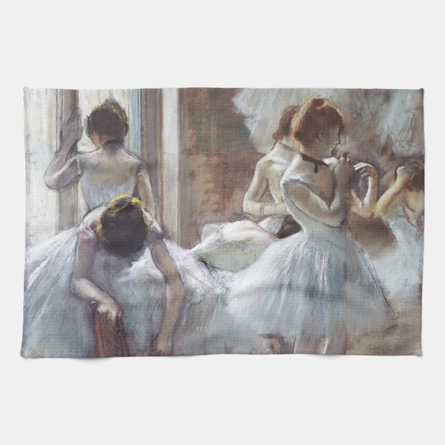 Dancers Edgar Degas   Tea Towel (Horizontal)