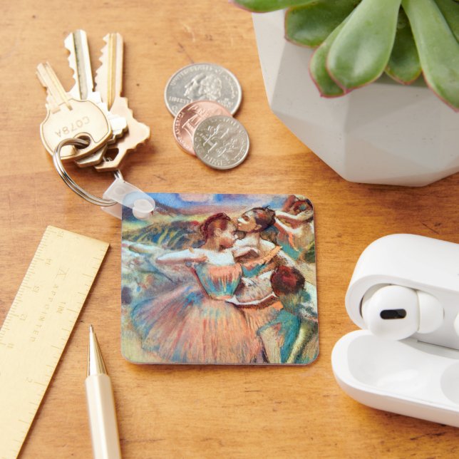 Dancers in a Landscape by Edgar Degas Key Ring (Desk)