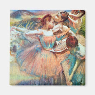 Dancers in a Landscape by Edgar Degas Magnet