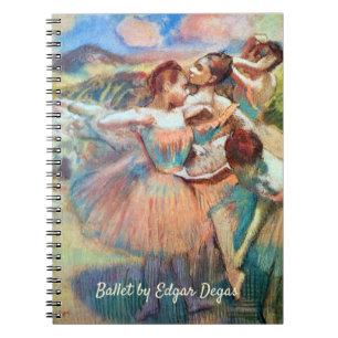 Dancers in a Landscape by Edgar Degas Notebook