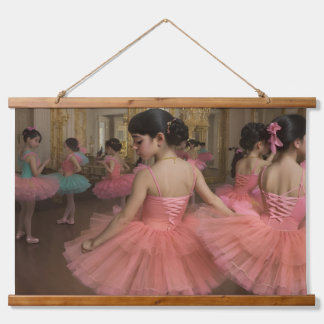Dancers in a large Rococo-style hall Hanging Tapestry