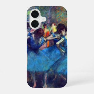 Dancers in Blue by Edgar Degas, Vintage Ballet Art iPhone 16 Case