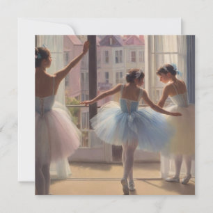 Dancers in Degas Card Style