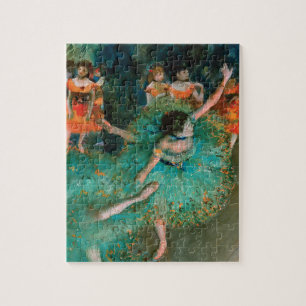Dancers in Green by Edgar Degas Jigsaw Puzzle