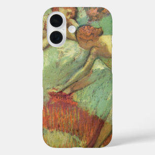 Dancers in Green by Edgar Degas, Vintage Ballet iPhone 16 Case