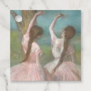 Dancers in Pink Edgar Degas Favour Tags