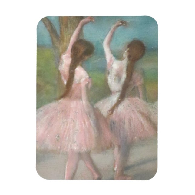 Dancers in Pink Edgar Degas Magnet (Vertical)