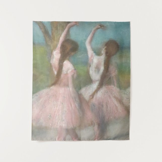 Dancers in Pink Edgar Degas Tapestry (Front)