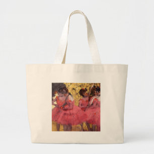 Dancers in Pink Large Tote Bag