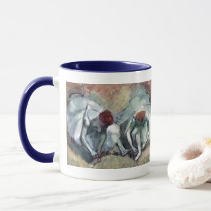 Dancers Lacing Their Shoes by Edgar Degas Mug