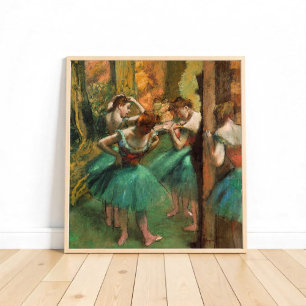 Dancers, Pink and Green by Degas, Art  Poster