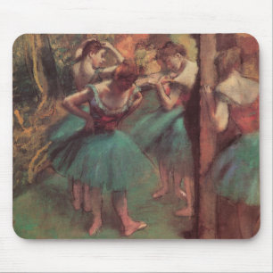 Dancers, Pink and Green by Edgar Degas Mouse Pad