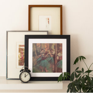 Dancers, Pink and Green by Edgar Degas Poster