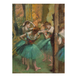 Dancers, Pink and Green Edgar Degas Photo Print
